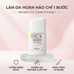 Kem chống nắng Skindom Luxury Cell Peptide CC Cream