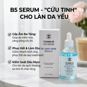 Serum Dr Hany Vitamin B5 50ml phục hồi da chống lão hóa cho mọi loại da Biocelluxe